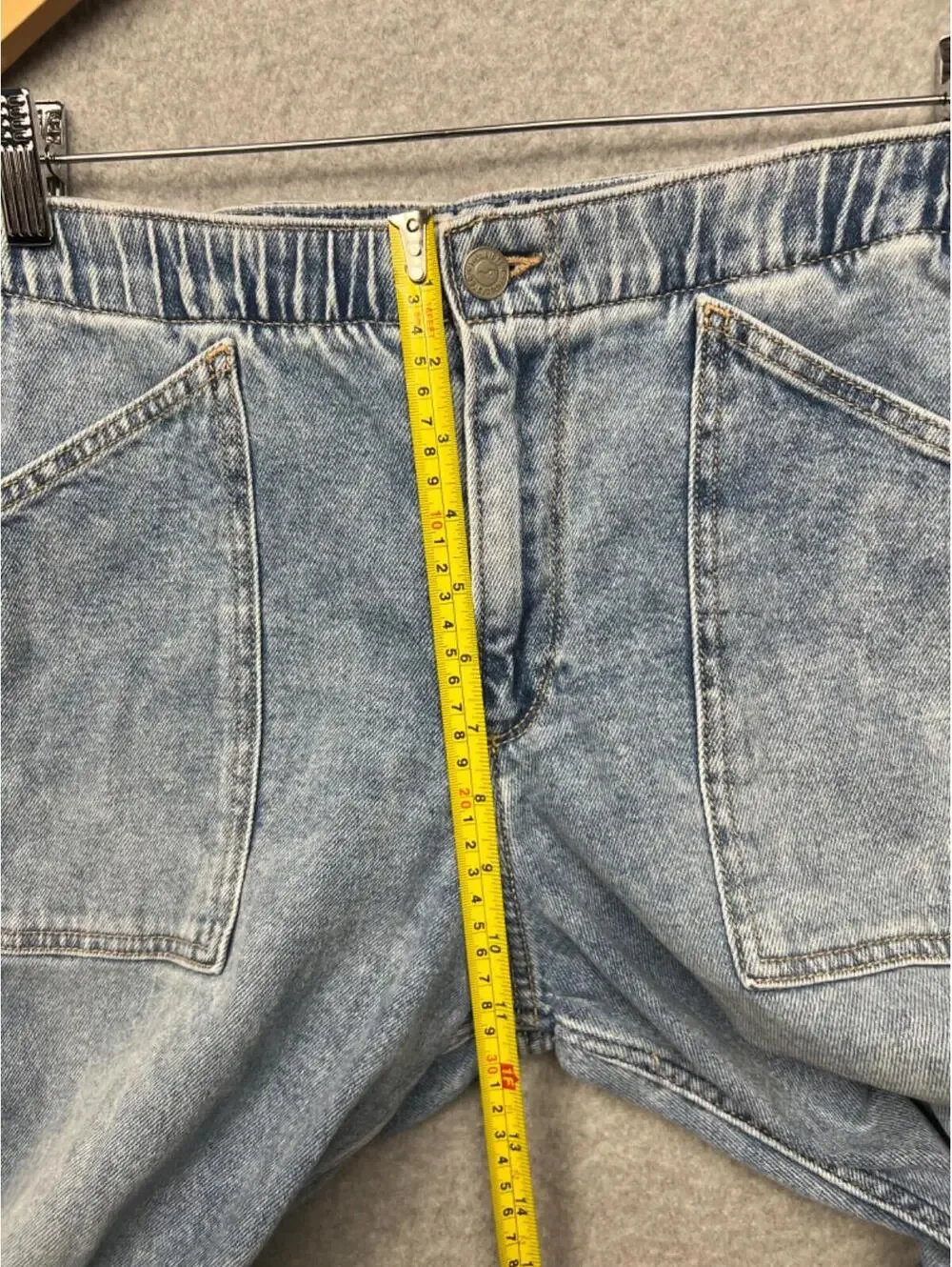90s Y2k Hollister Curvy High Rise Mom Jeans Womens S Vintage Stretch Light wash